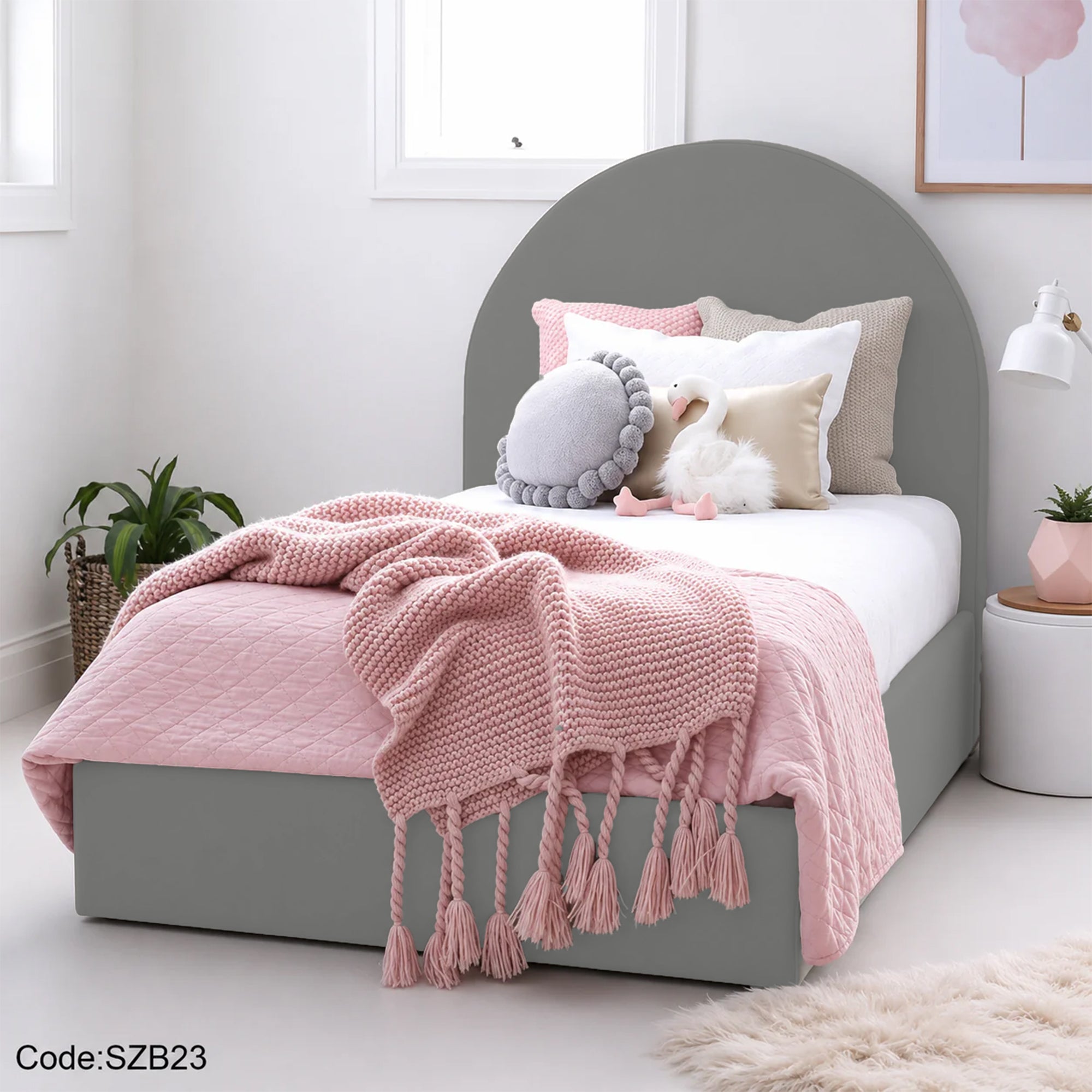 Children's Wooden Bed Size 100 - szb23