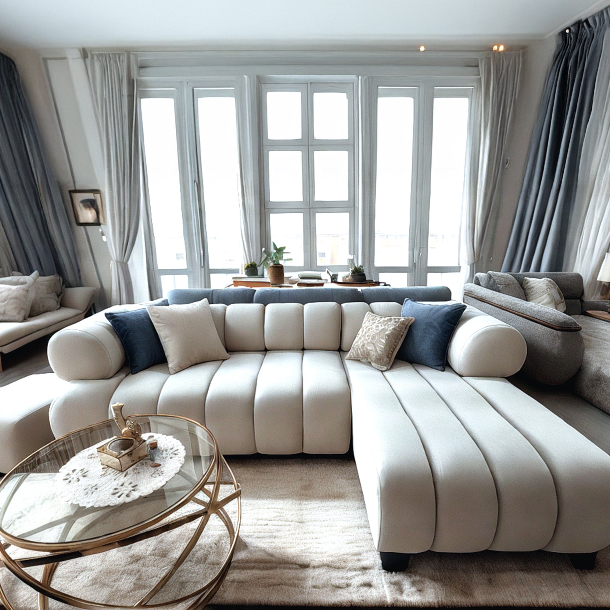 Elegant Design L-Shaped Corner-sz1061