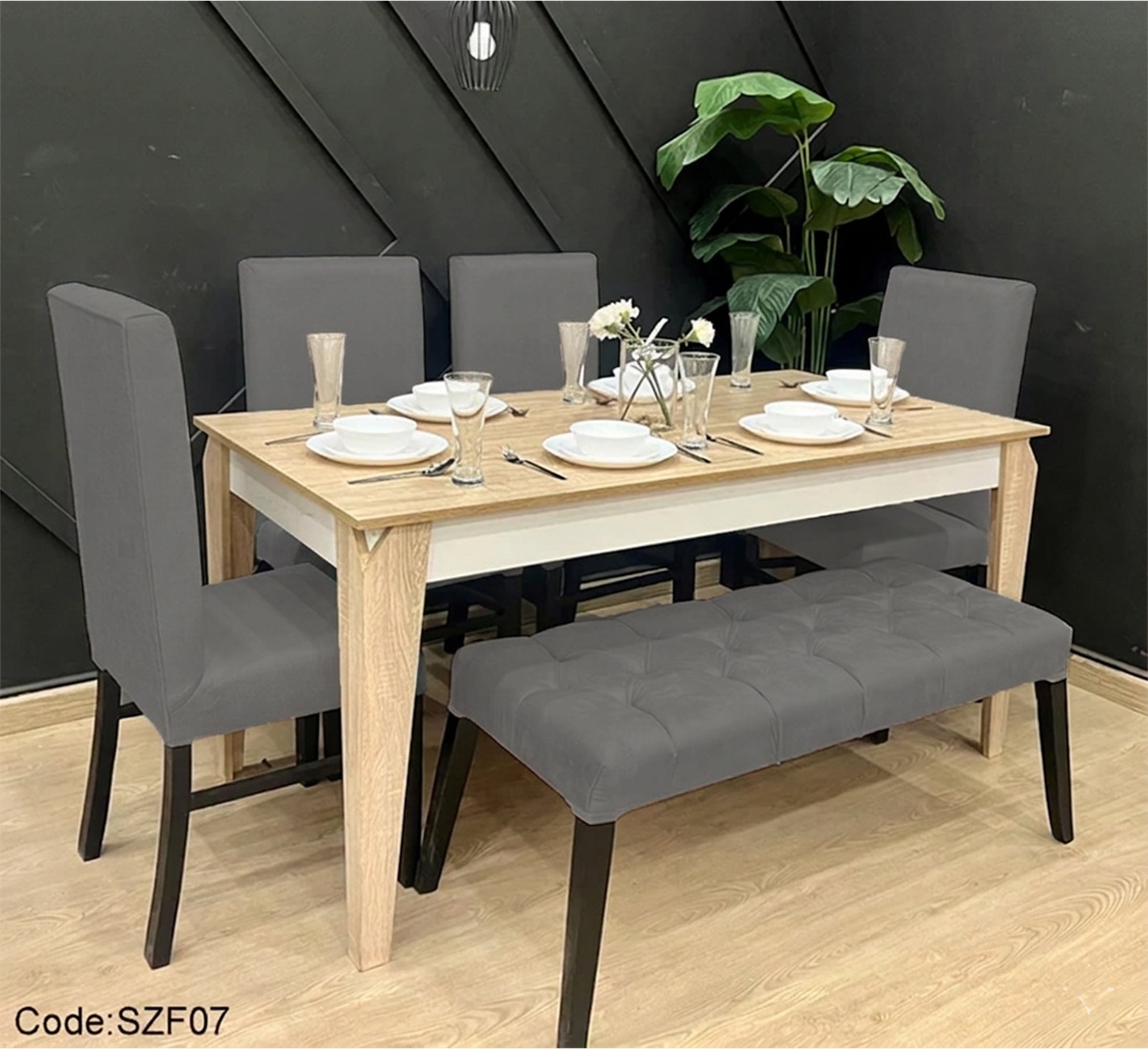 سفره بيج  مودرن 4 كراسي-szf07