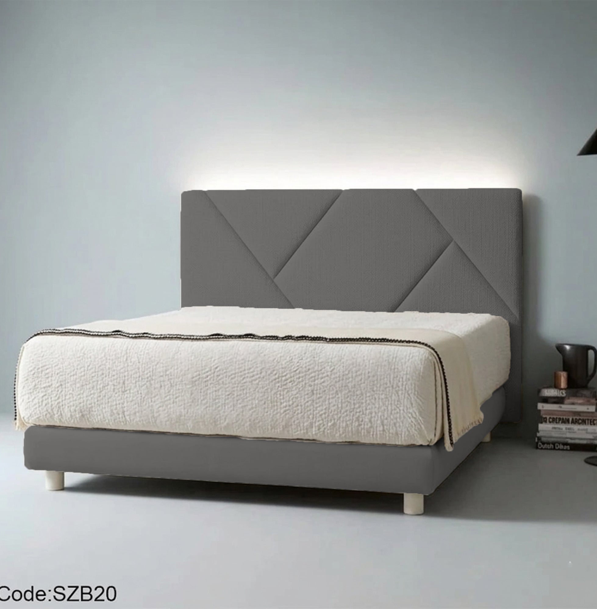 szb20 Modern Upholstered Bed 160 cm