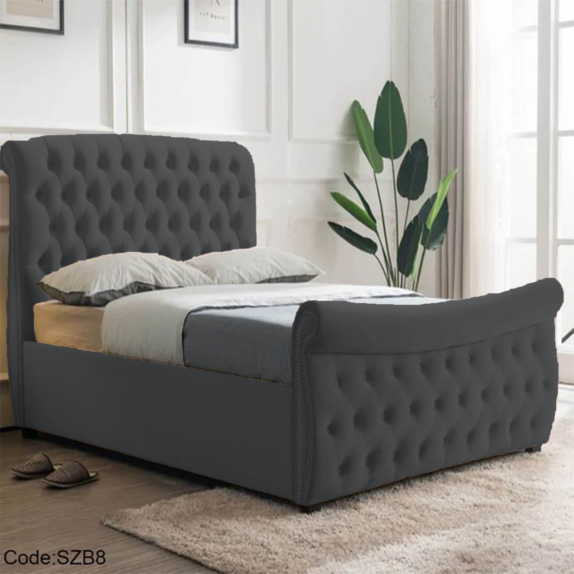 szb8 - 150 cm Upholstered Bed