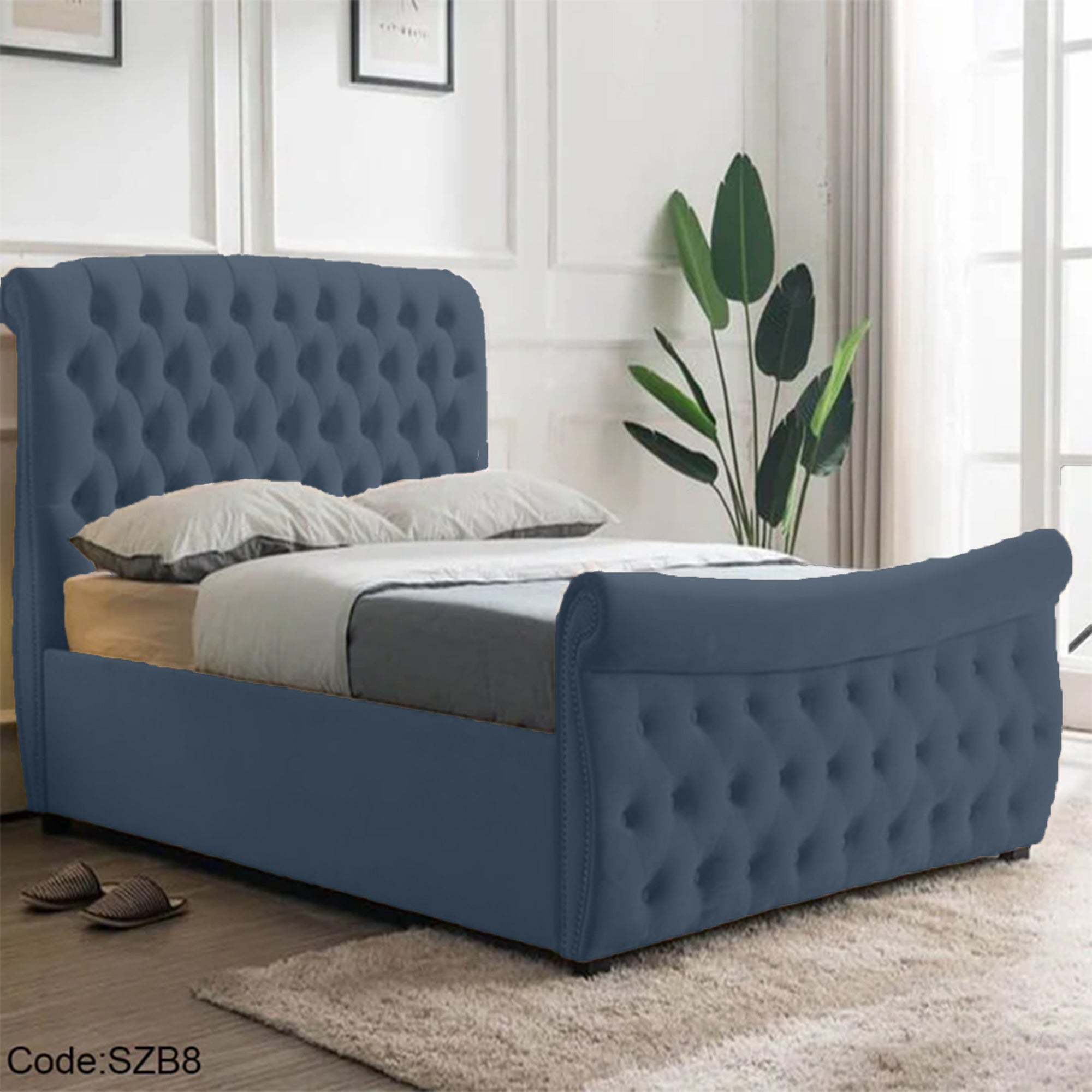 szb8 - 150 cm Upholstered Bed