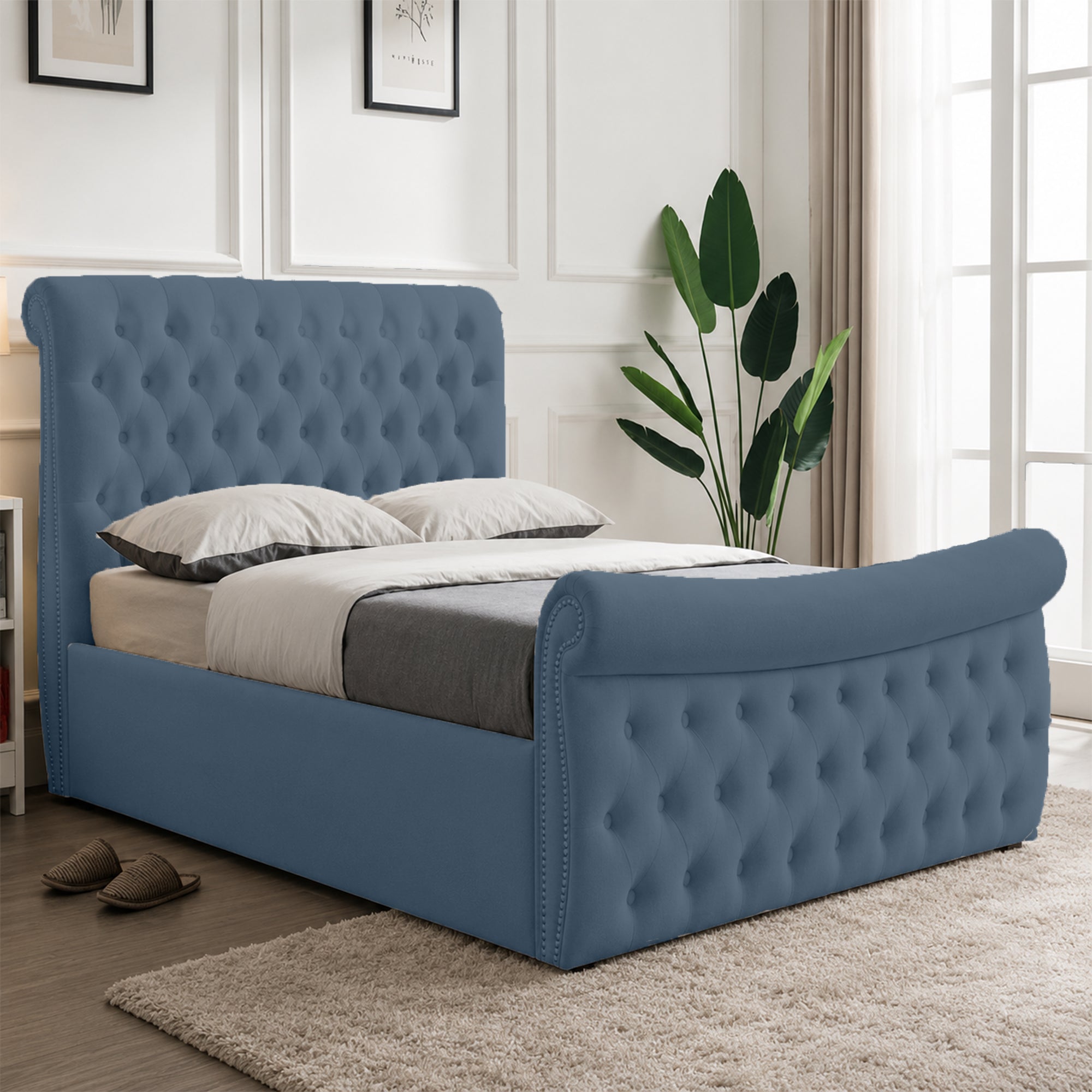 szb8 - سرير كابتونيه 150 سم