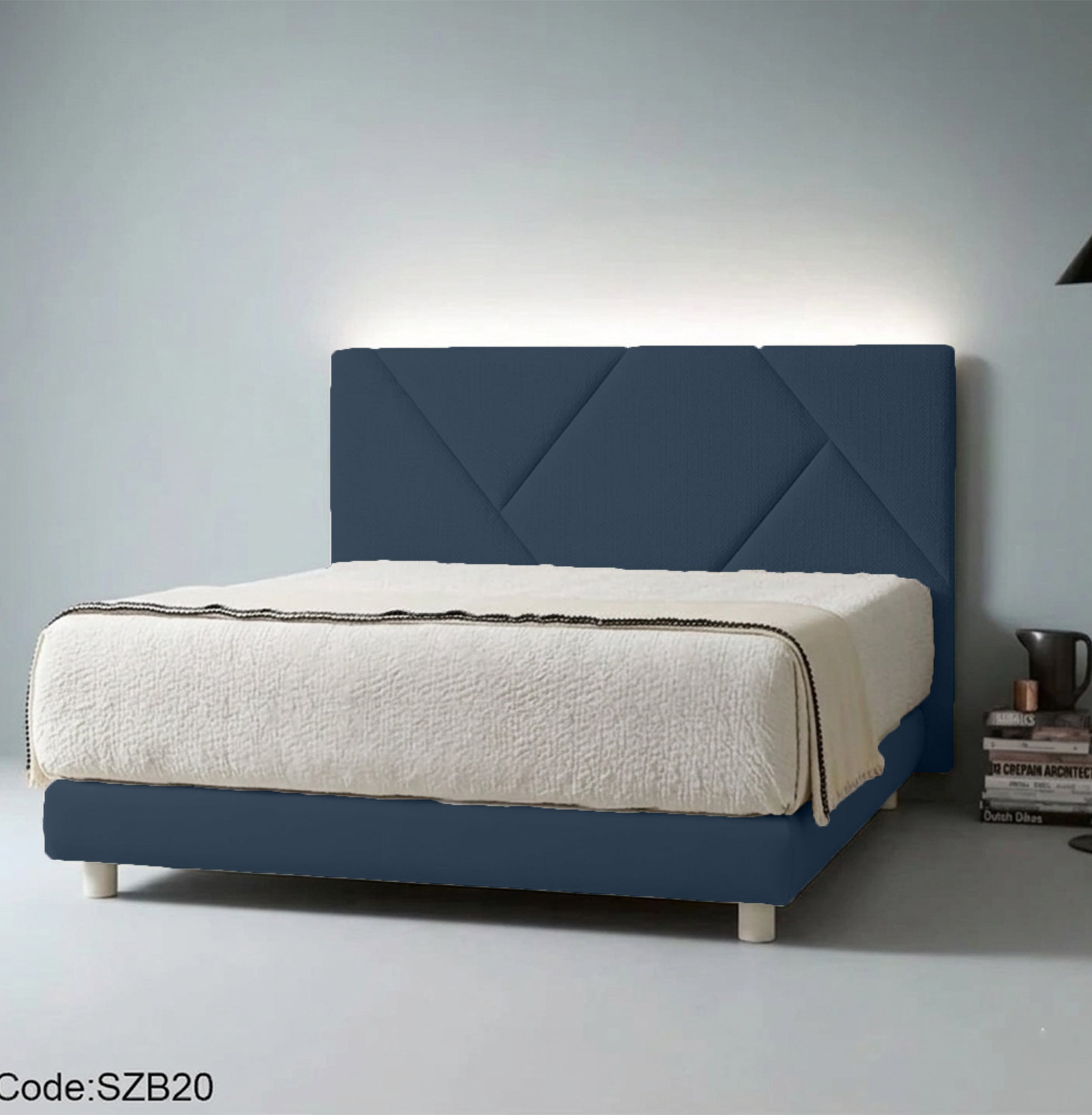 szb20 Modern Upholstered Bed 160 cm