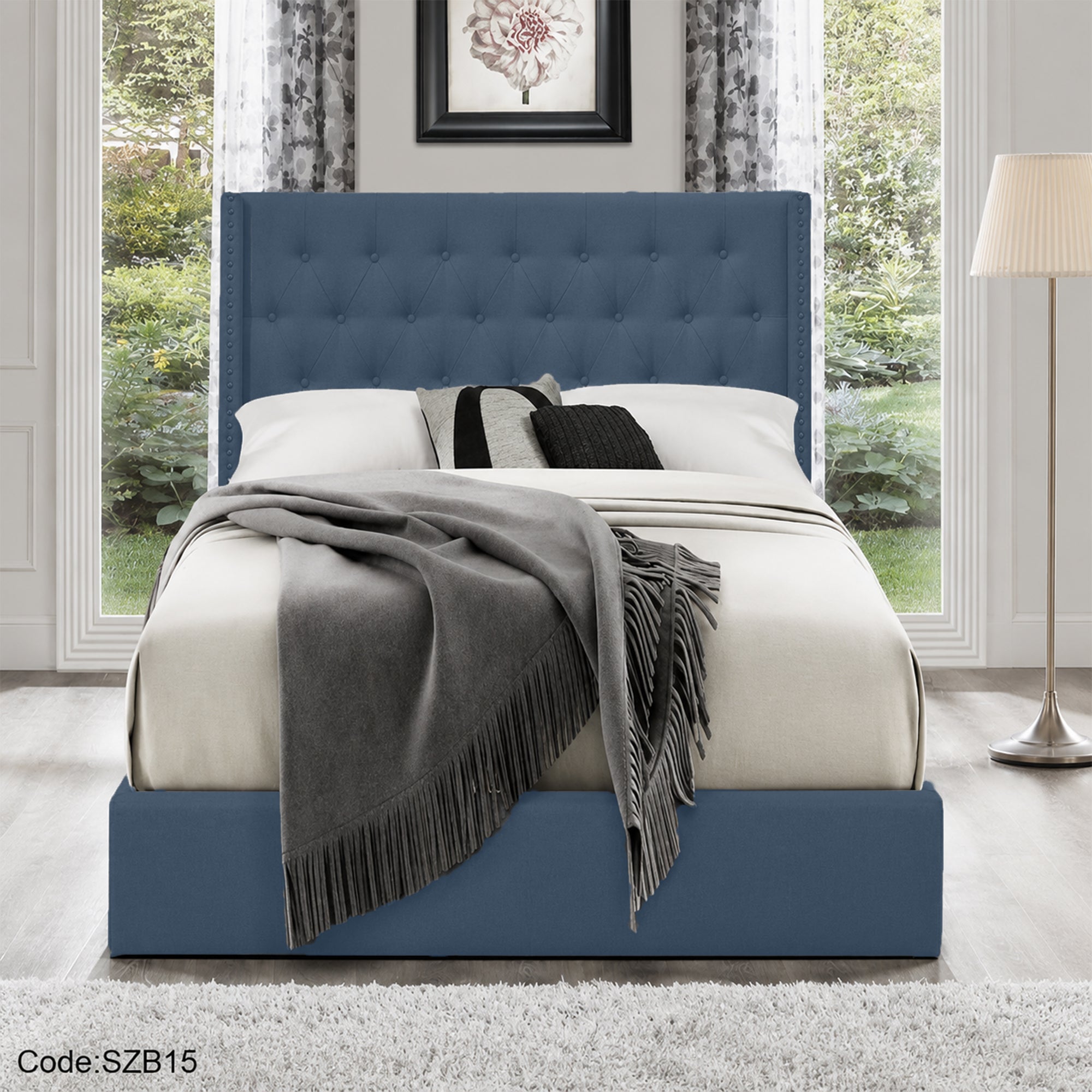 szb15 - Upholstered Bed 120 cm