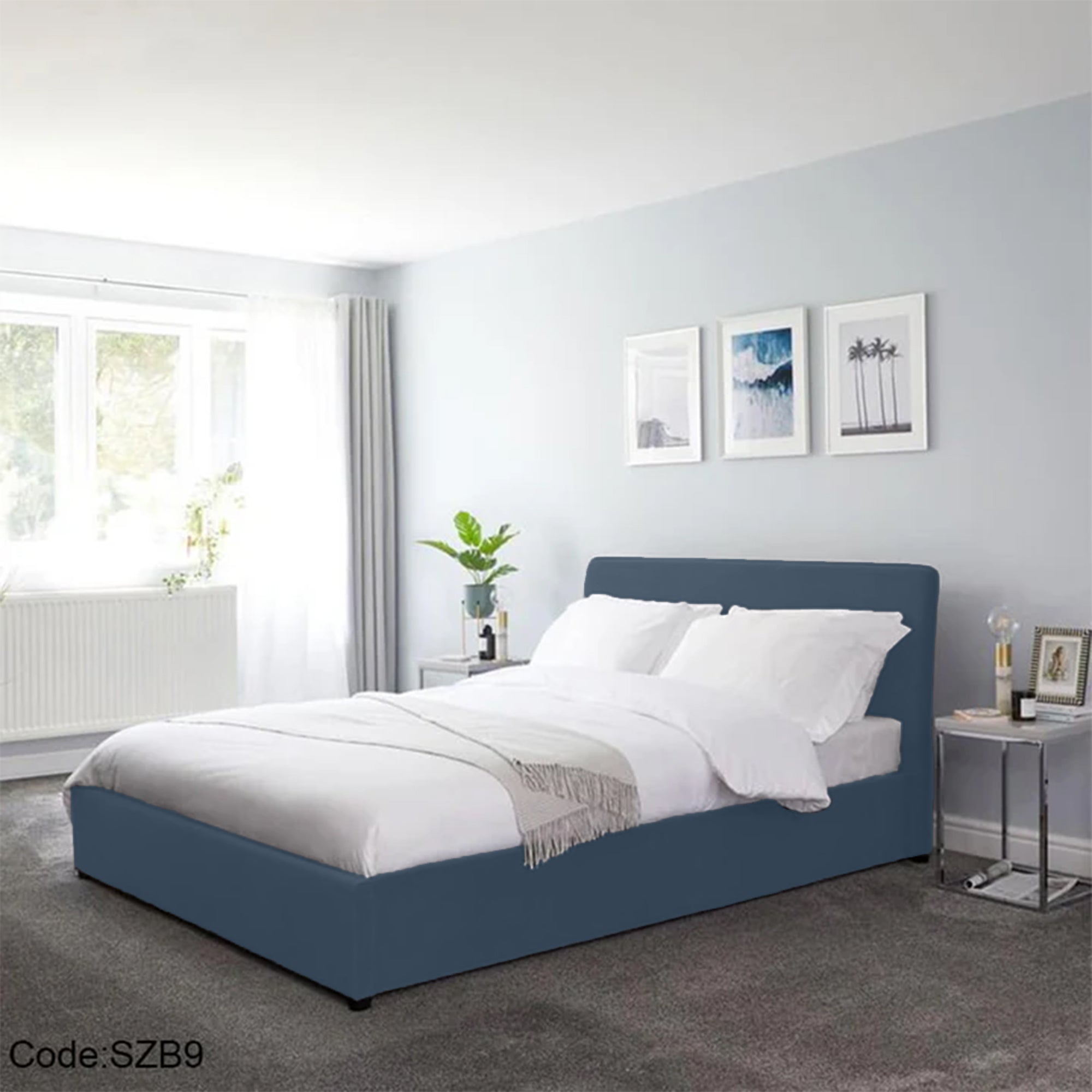 szb9 - 120 cm Gray Bed