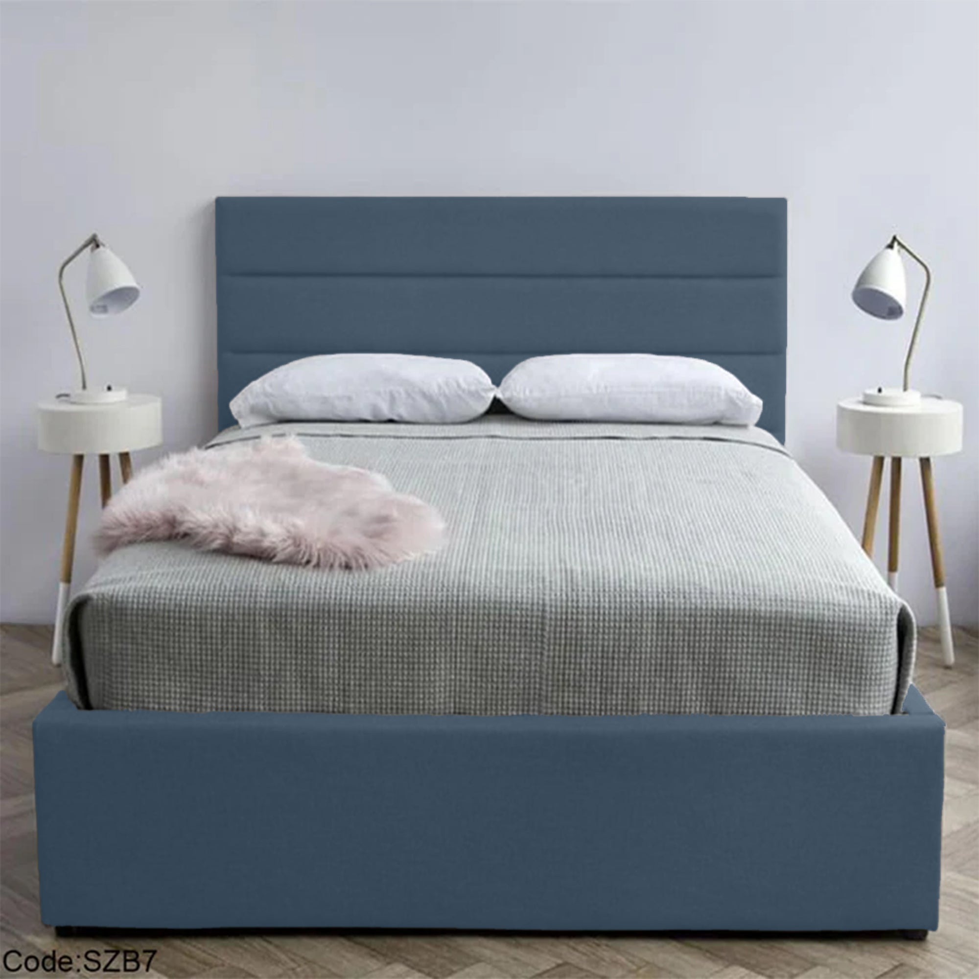 szb7 - 120 cm Modern Velvet Bed