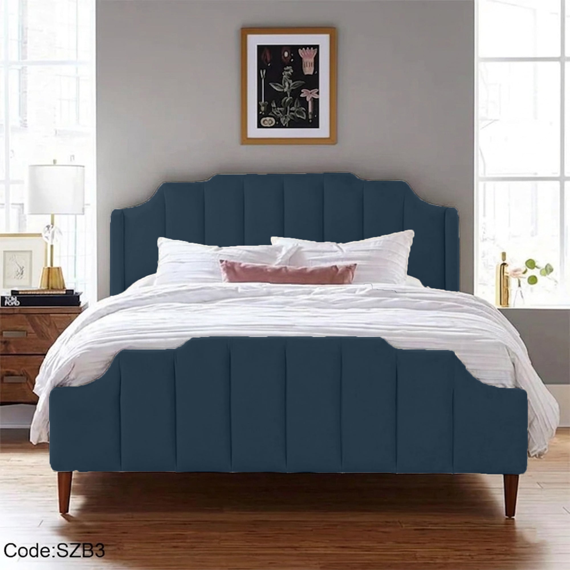 szb3 - Dark Navy Bed 100 cm