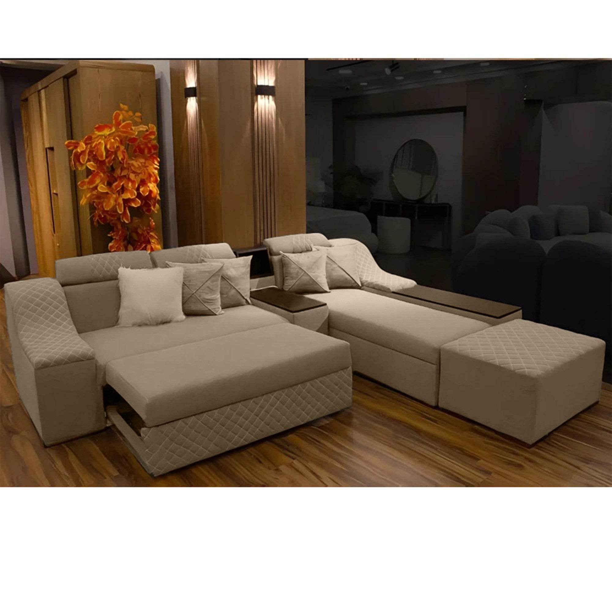 Bed and Storage Corner -sz1057