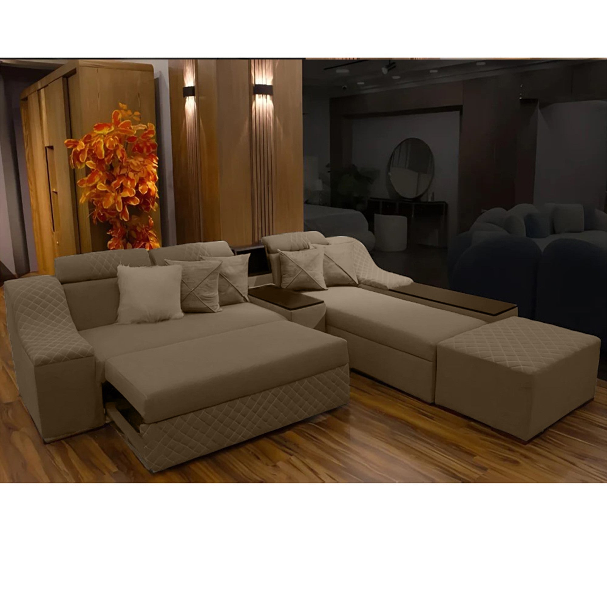 Bed and Storage Corner -sz1057