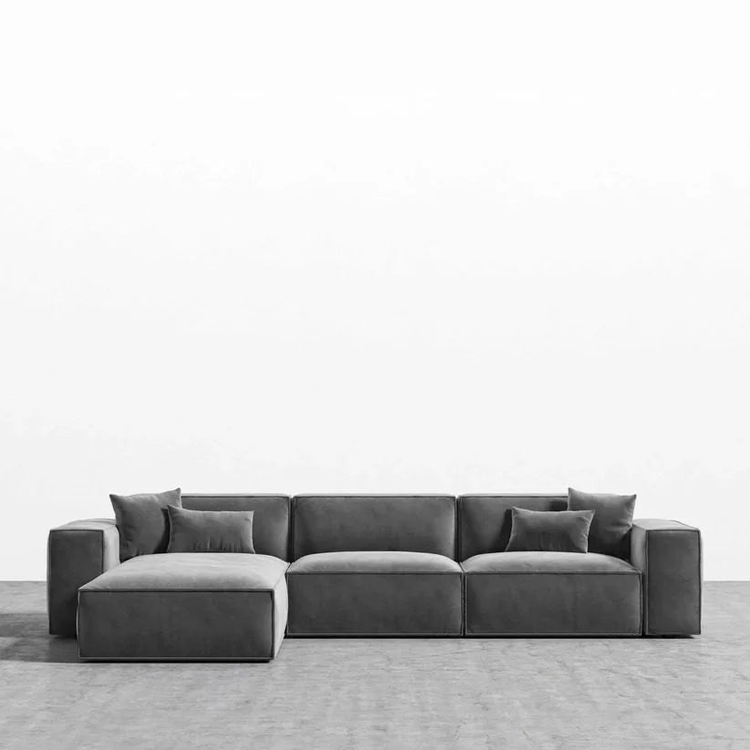 Gray L-Shaped Corner-sz1062