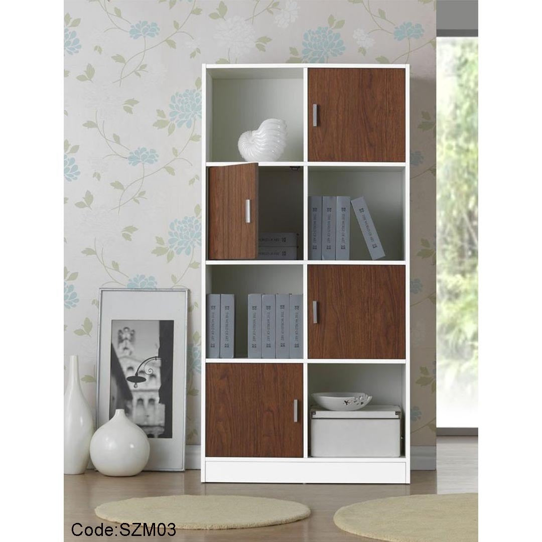 White × Beige Library - szm03
