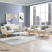 Beige Living Room Set 3 Pieces – sz217
