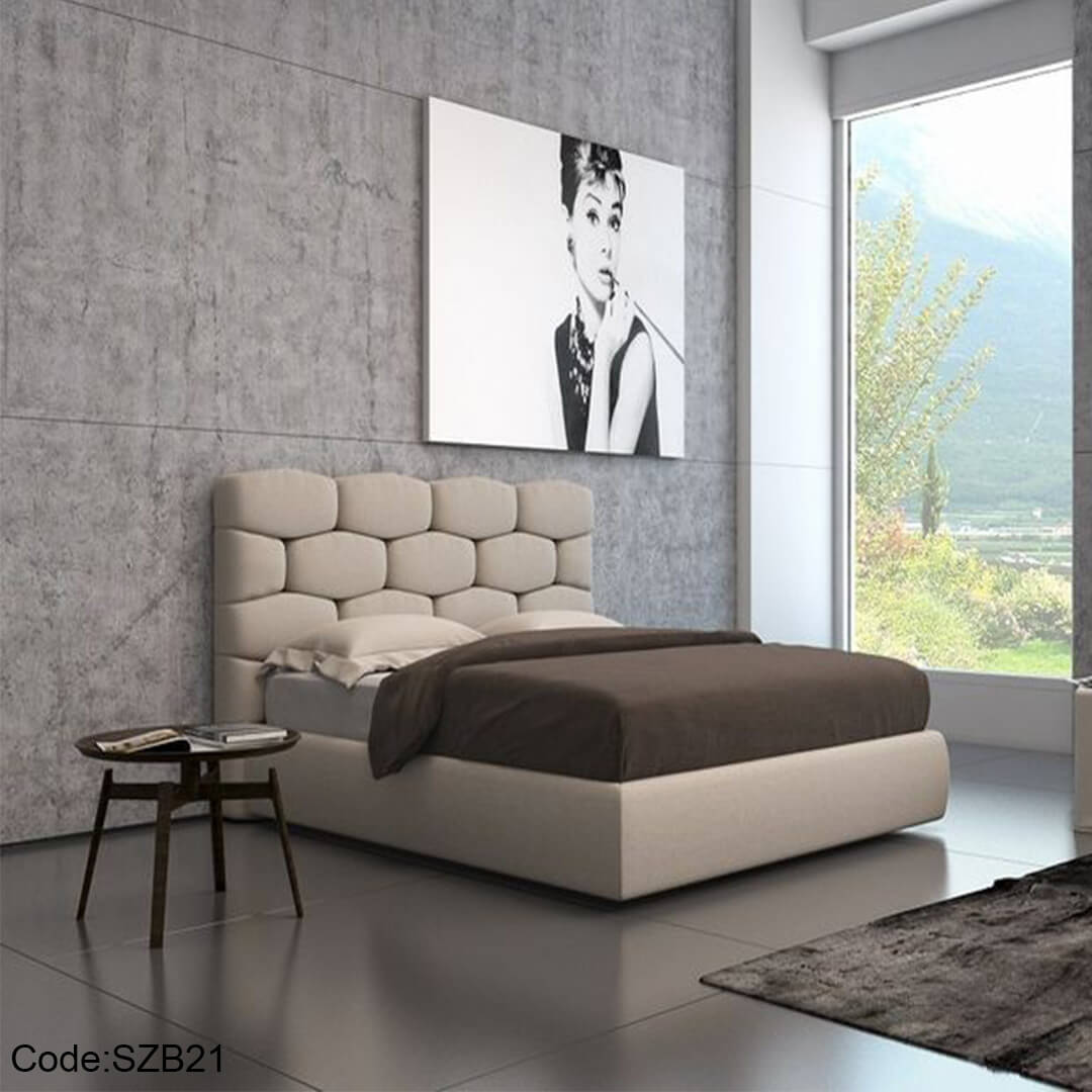 szb21 - سرير 160 سم بيج