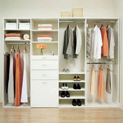 Modern Open Wardrobe with 3 Drawers and Door - szd03