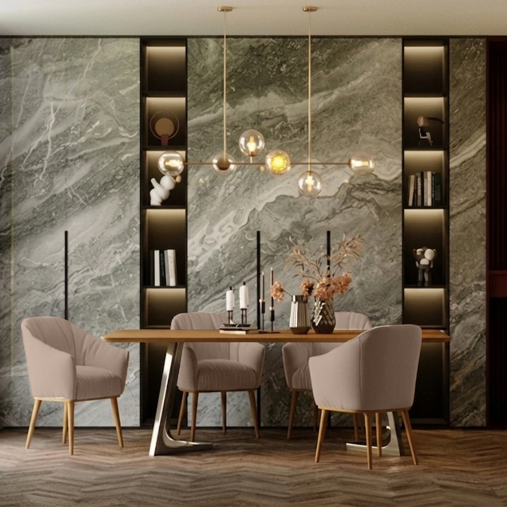 Modern Dining Room + Buffet - szf12