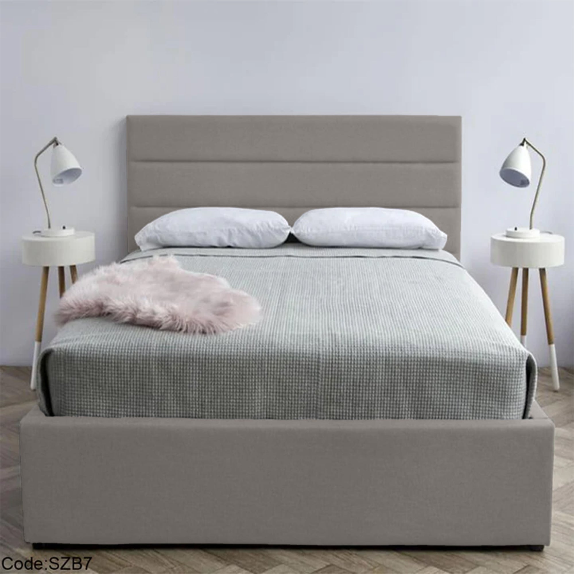 szb7 - 120 cm Modern Velvet Bed