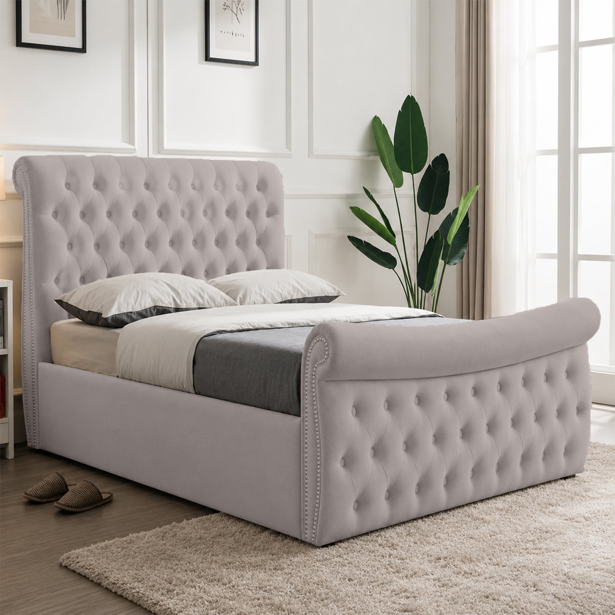 szb8 - سرير كابتونيه 150 سم