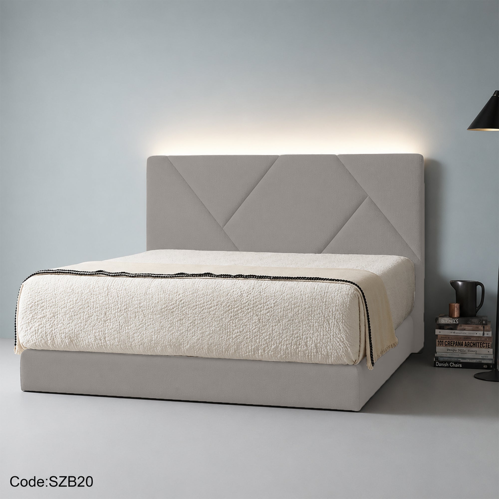 szb20 سرير كابتونيه مودرن 160 سم