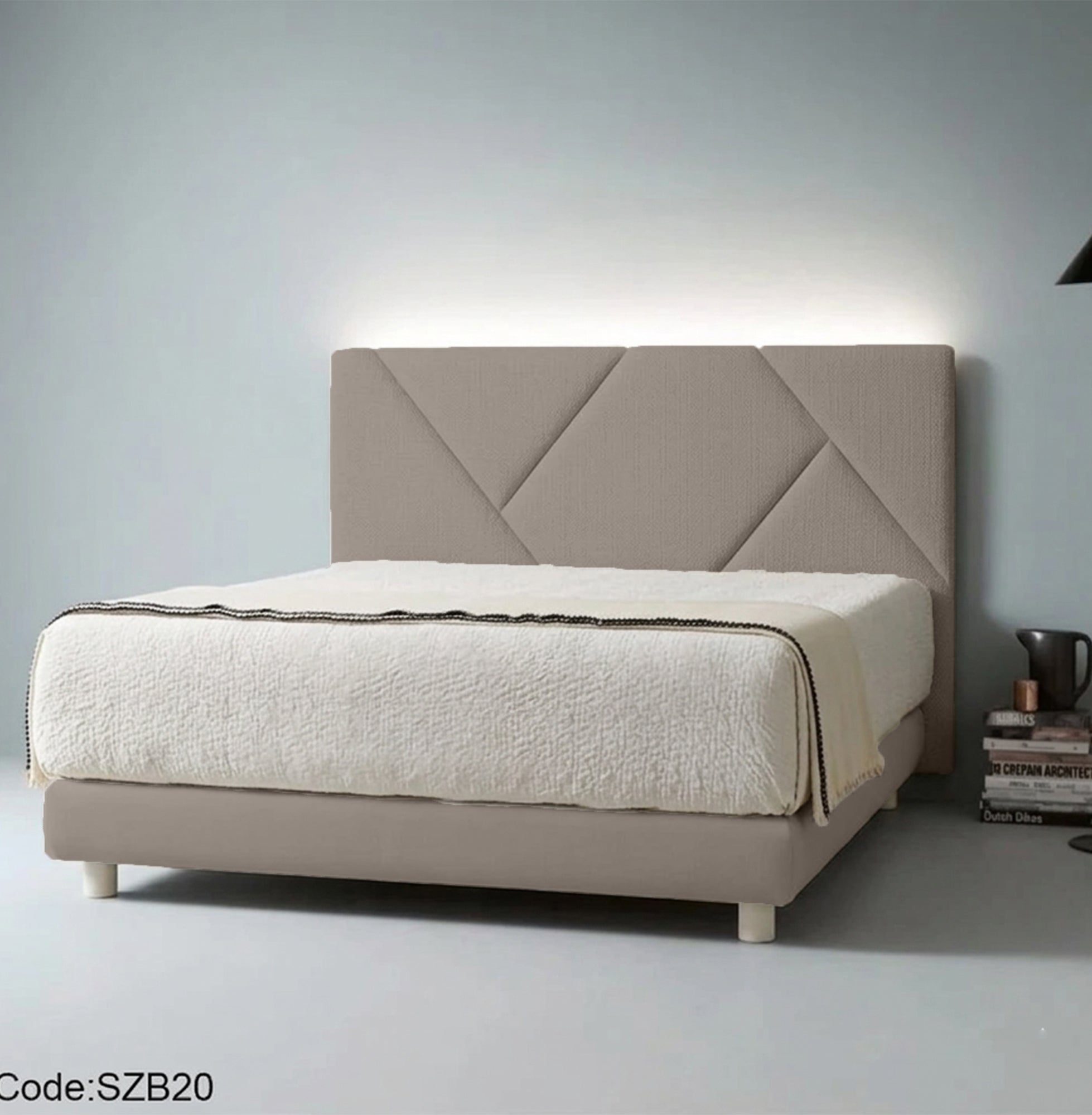 szb20 Modern Upholstered Bed 160 cm