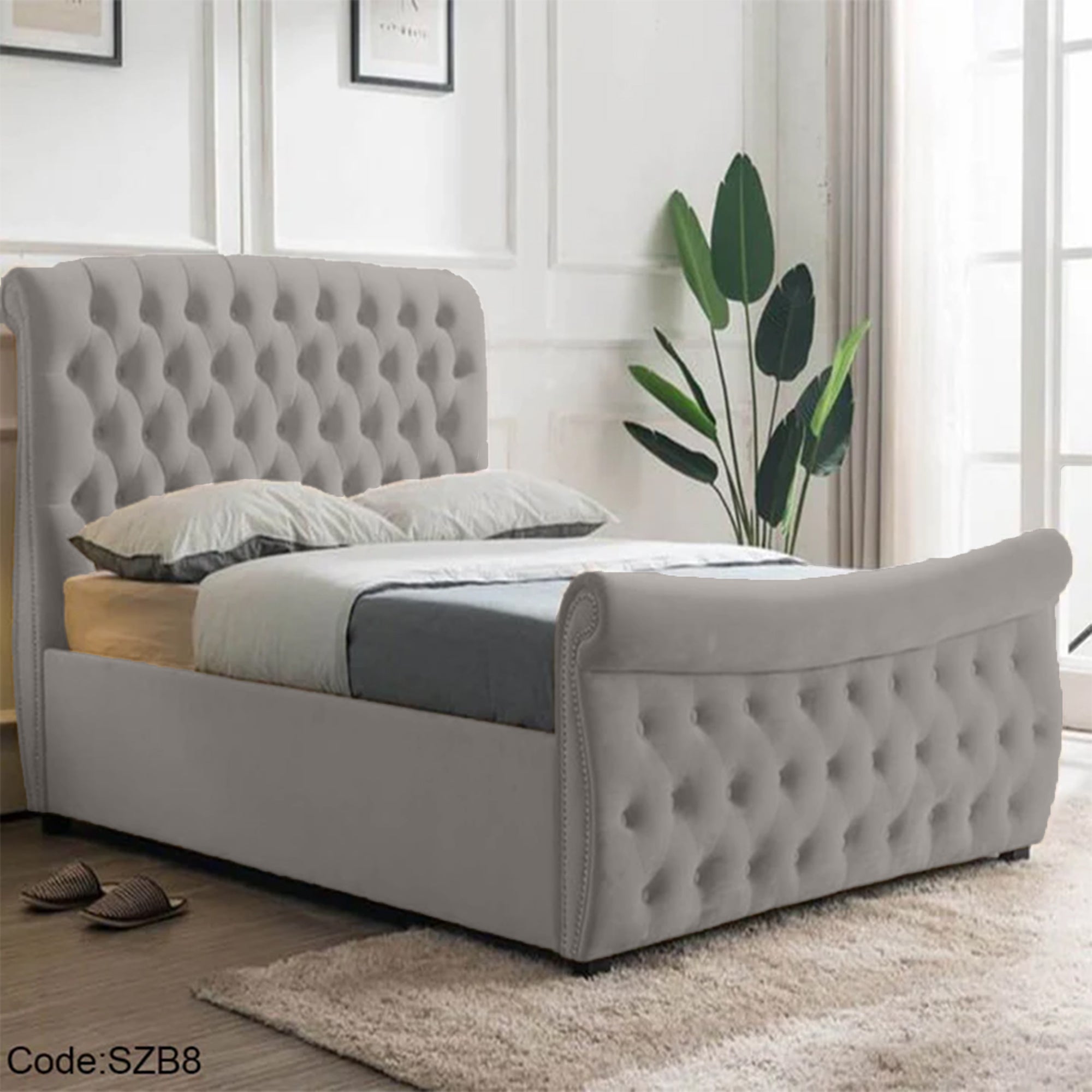 szb8 - 150 cm Upholstered Bed