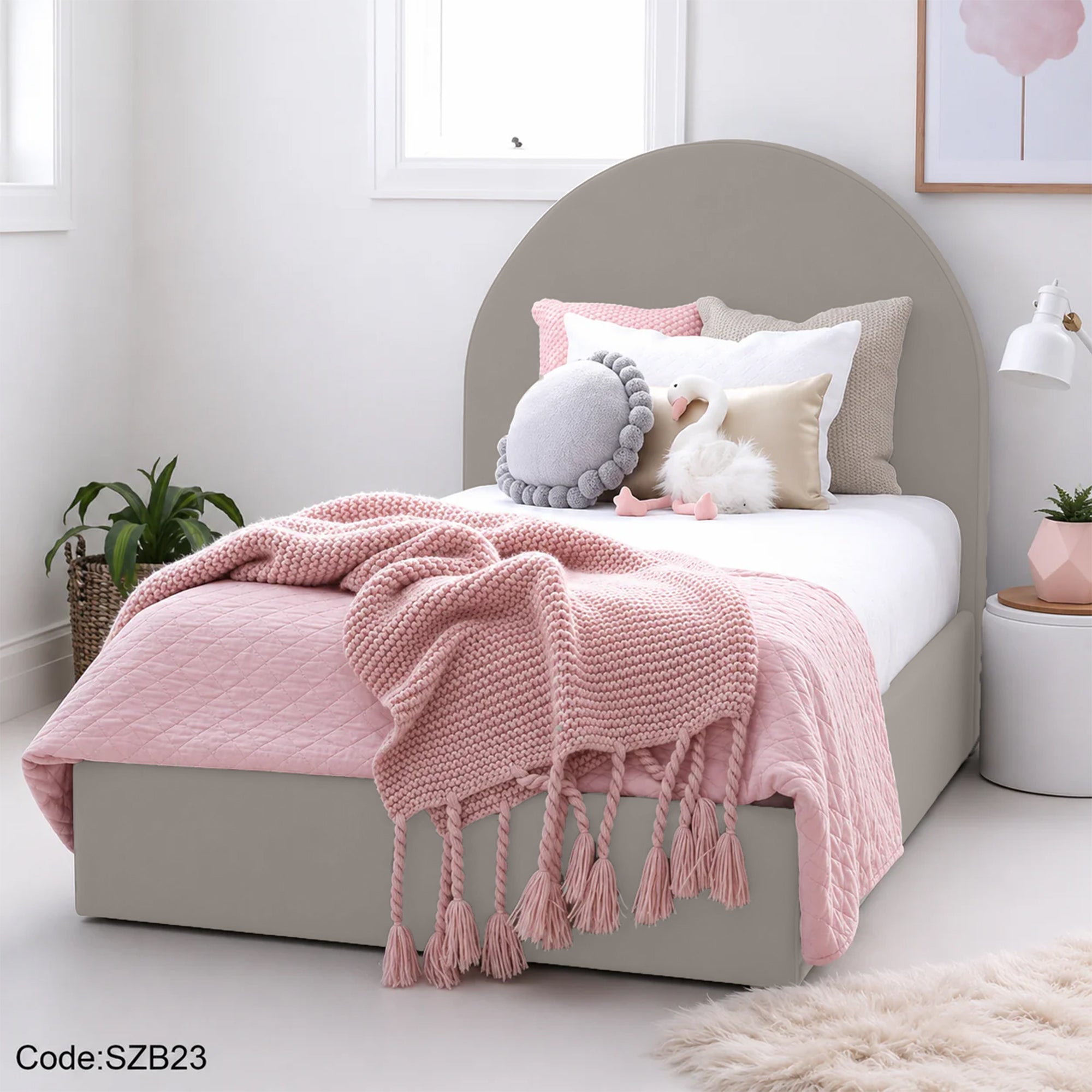 Children's Wooden Bed Size 100 - szb23