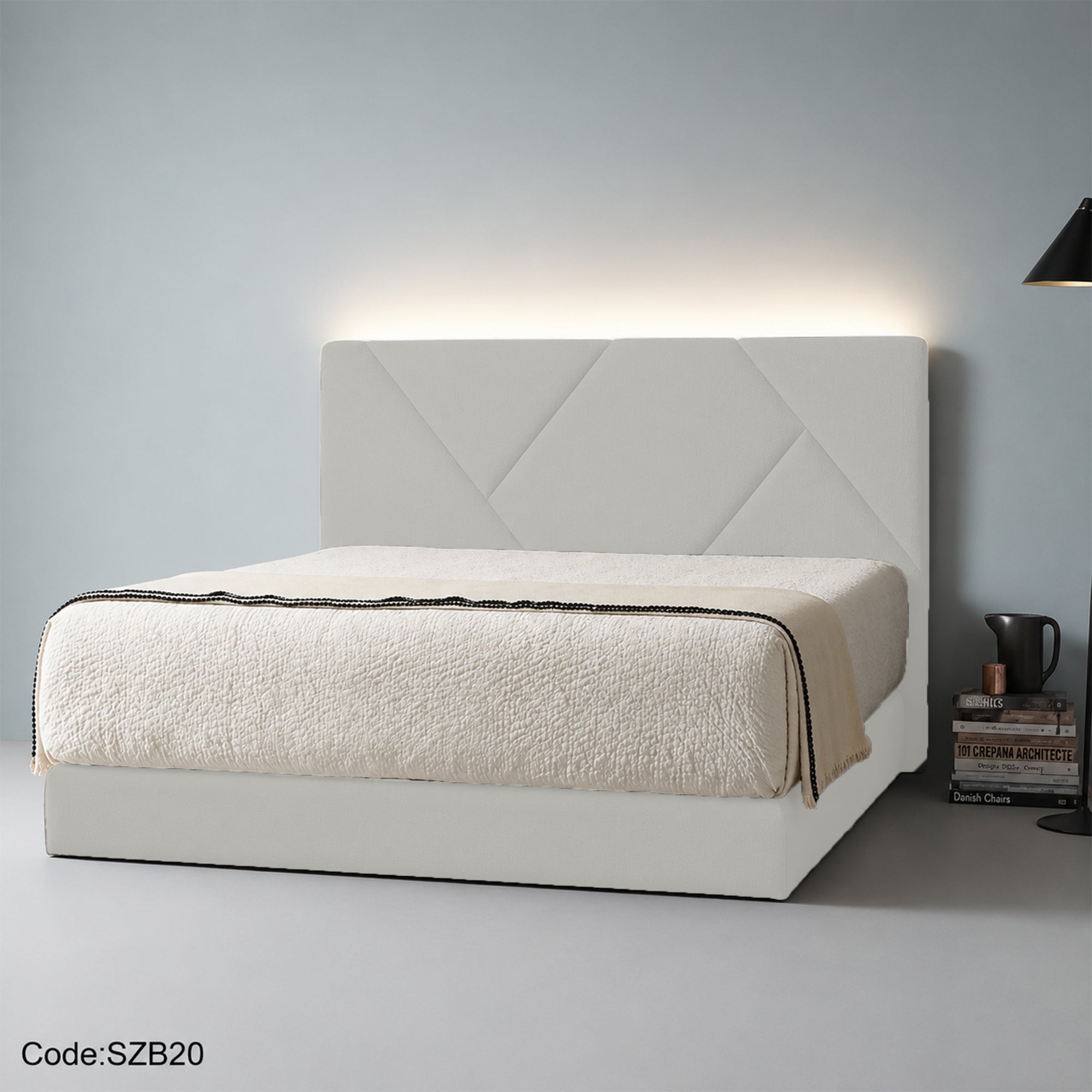 szb20 سرير كابتونيه مودرن 160 سم