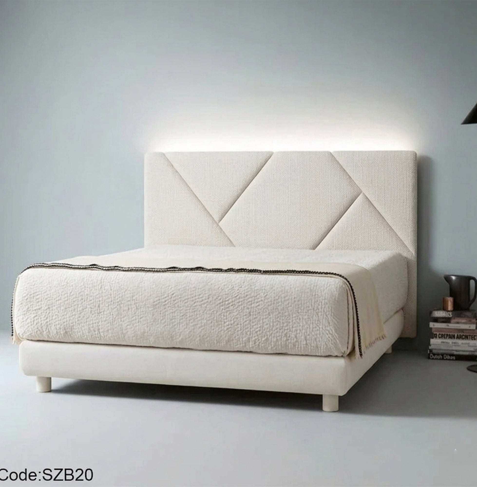 szb20 Modern Upholstered Bed 160 cm