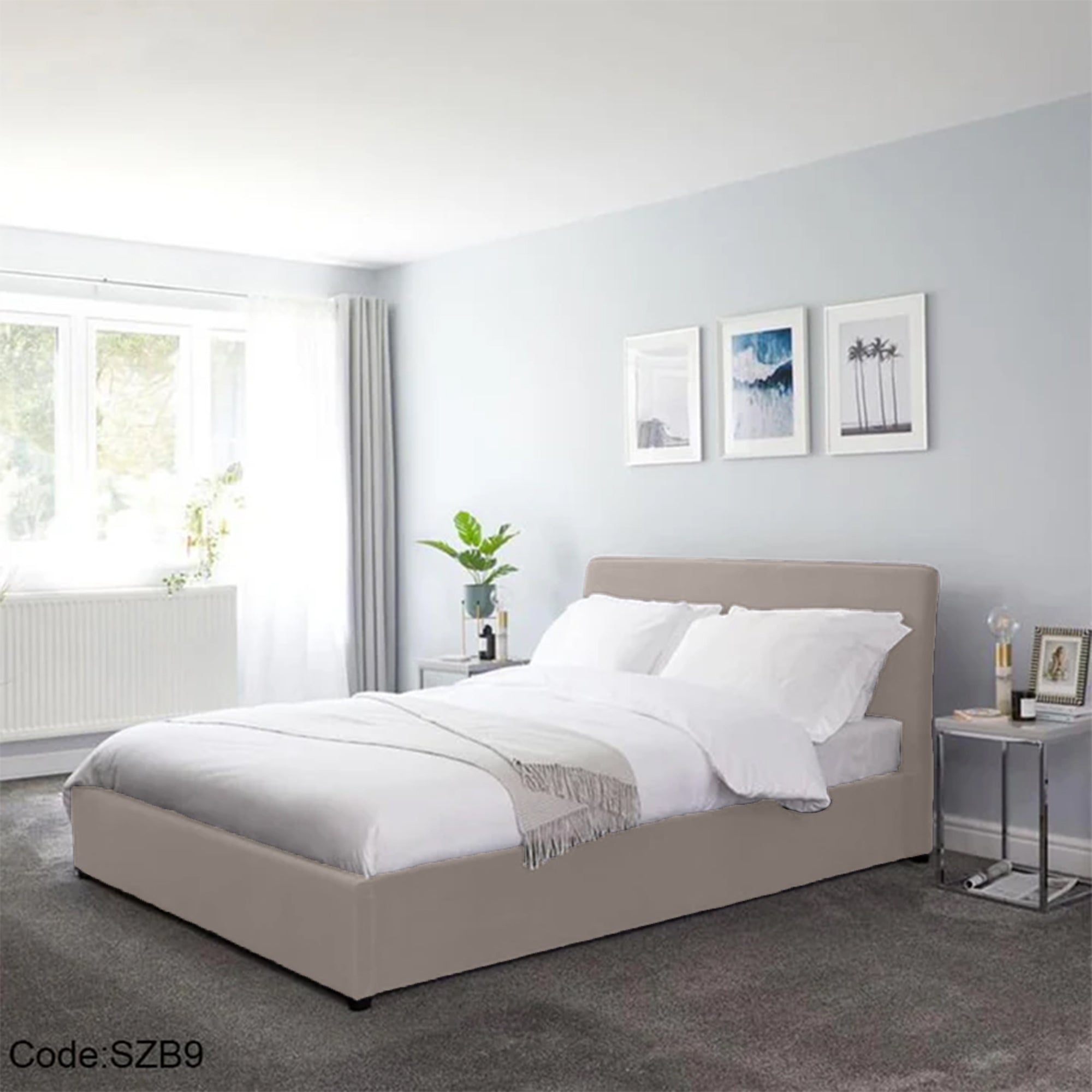 szb9 - 120 cm Gray Bed