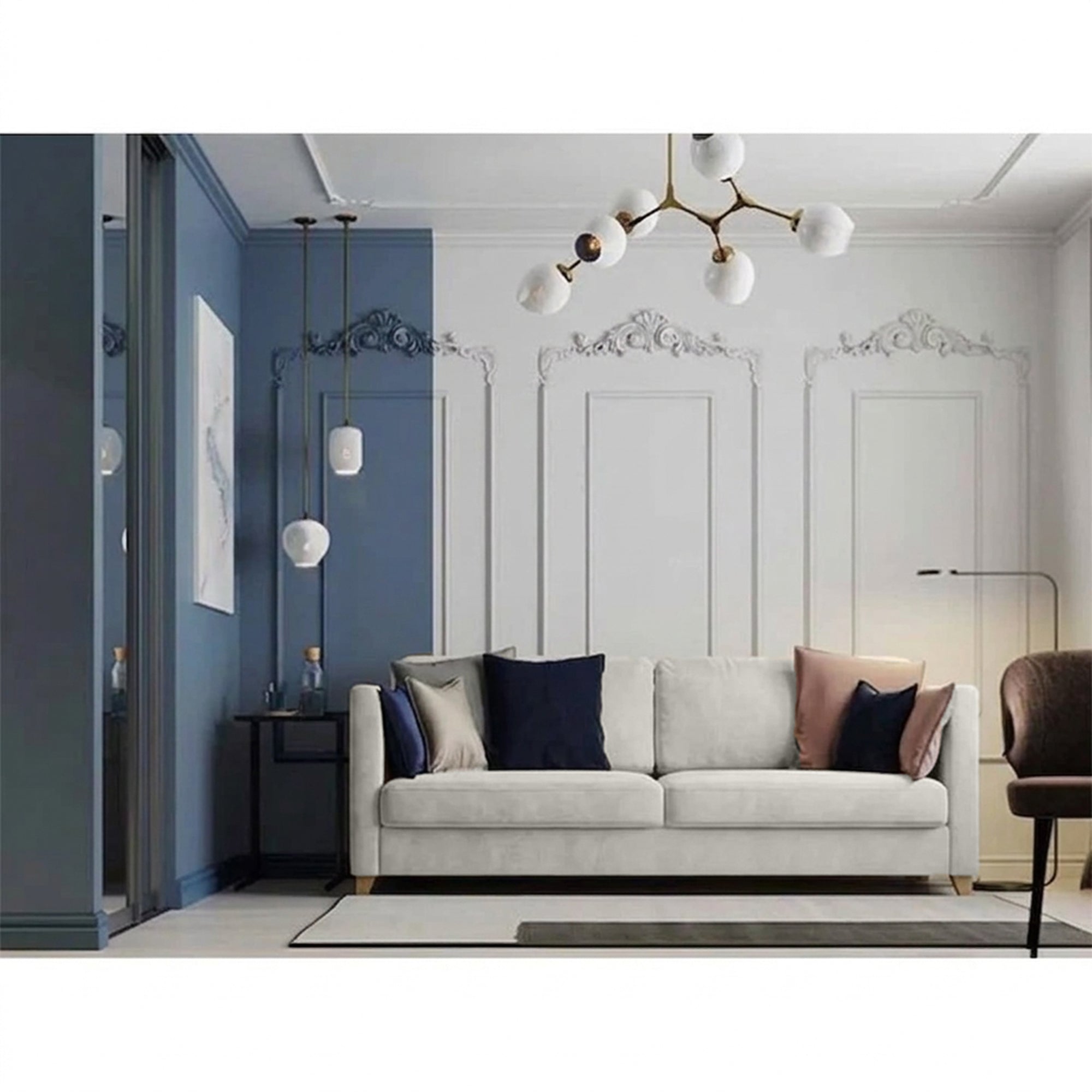 كنبة مقعدين قطيفة – SZ454