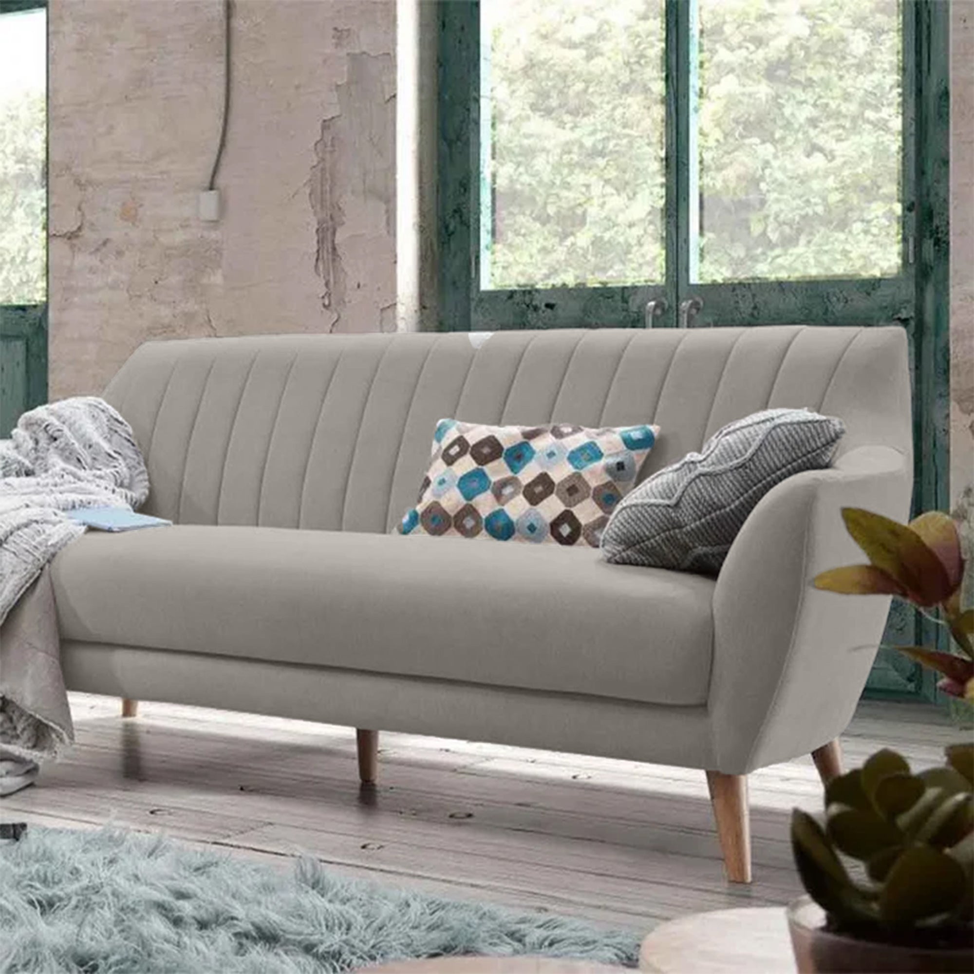 Velvet Pleated Sofa – sz413