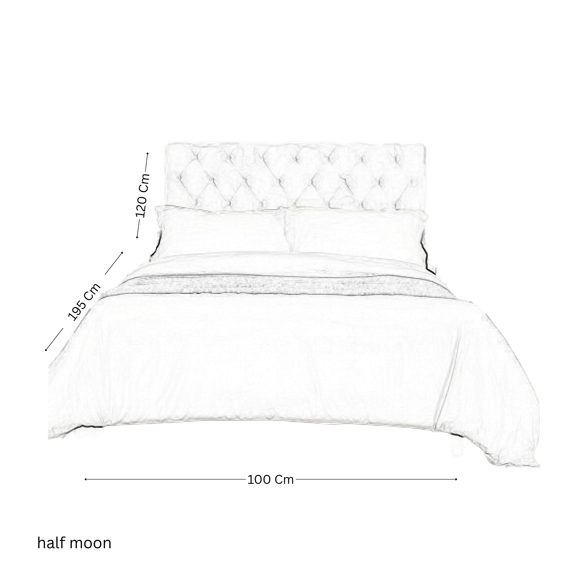 Half Moon - Upholstered Bed and Banquette