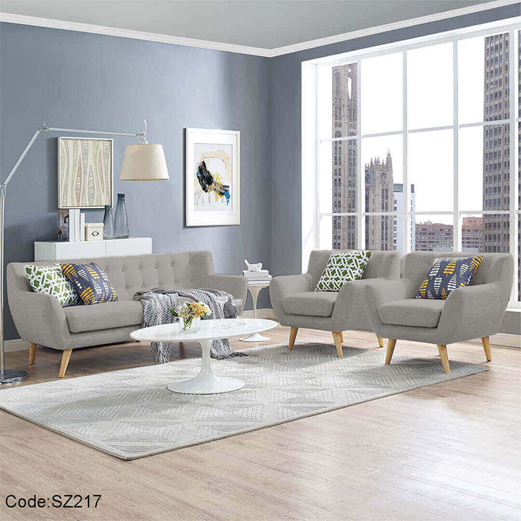 Beige Living Room Set 3 Pieces – sz217