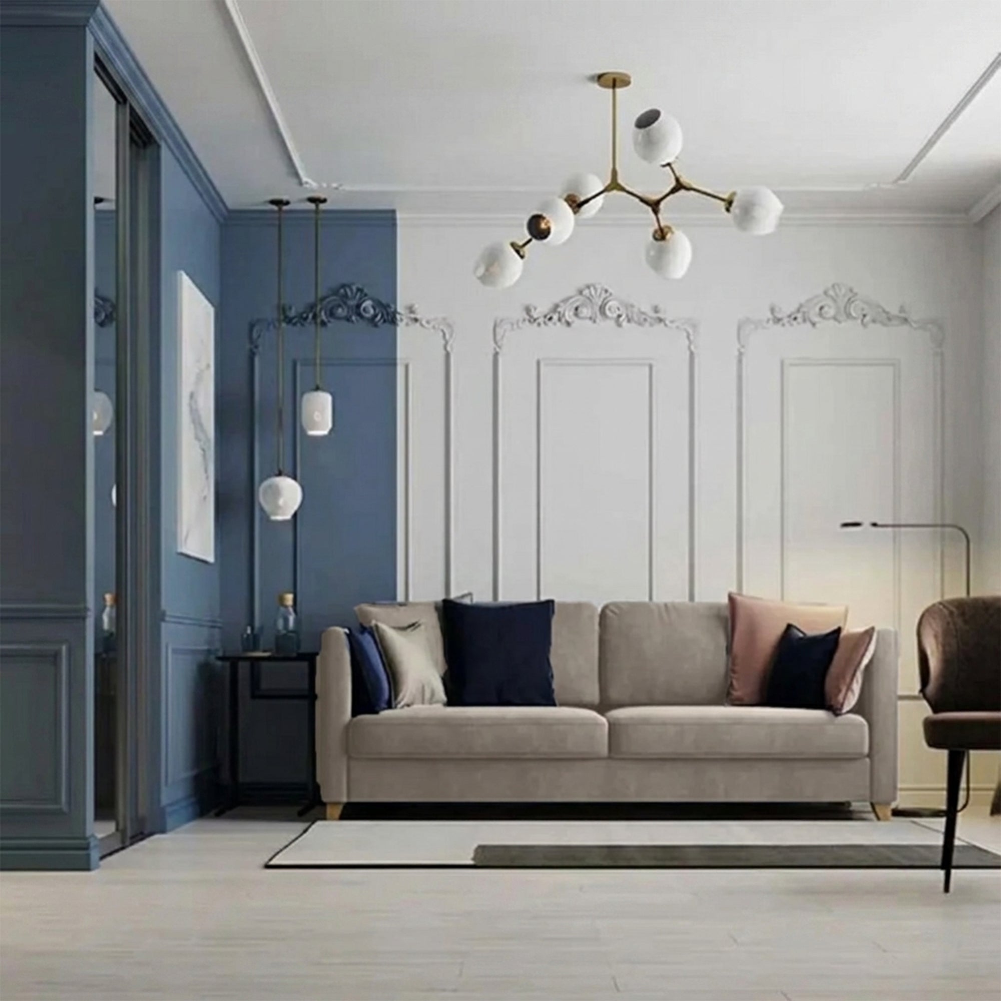 2-Seater Velvet Sofa - SZ454