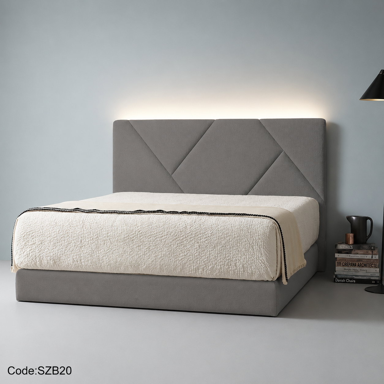 szb20 سرير كابتونيه مودرن 160 سم