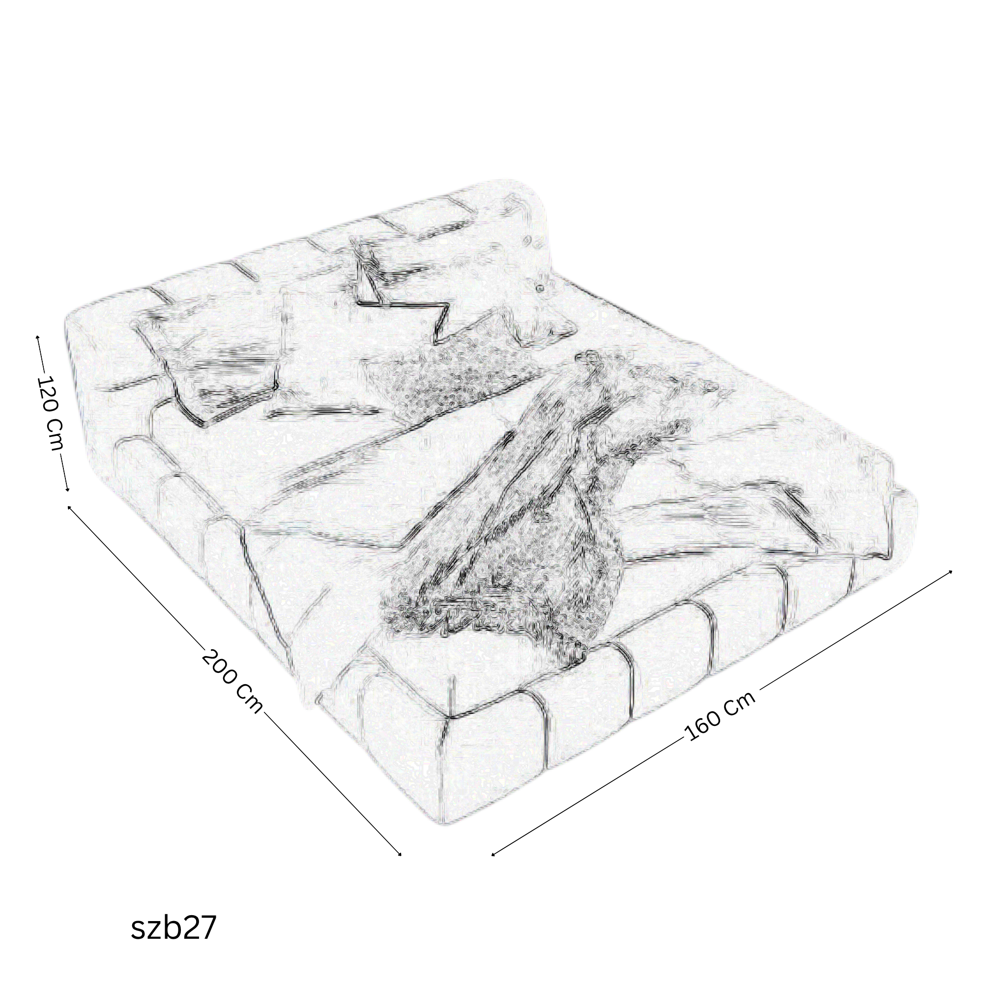 سرير مودرن-SZB27