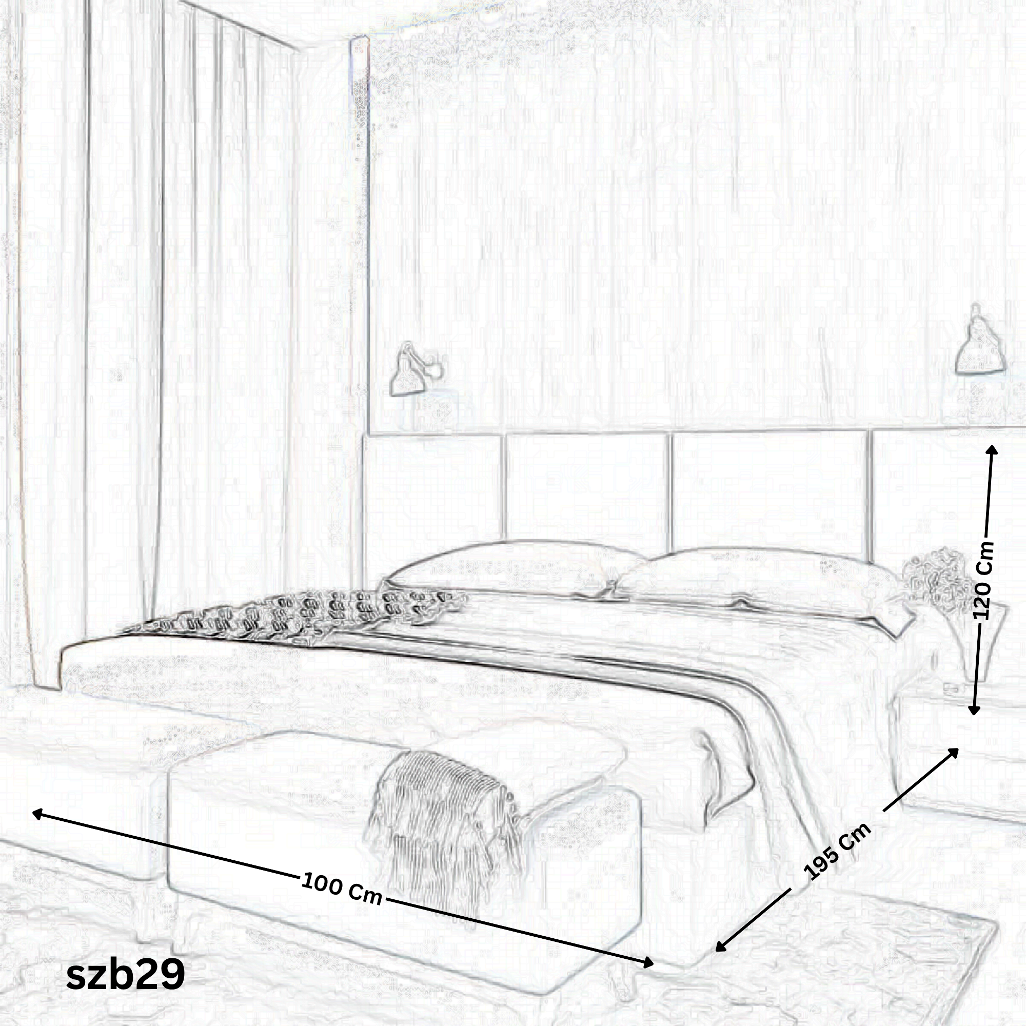 سرير-مودرن-szb29