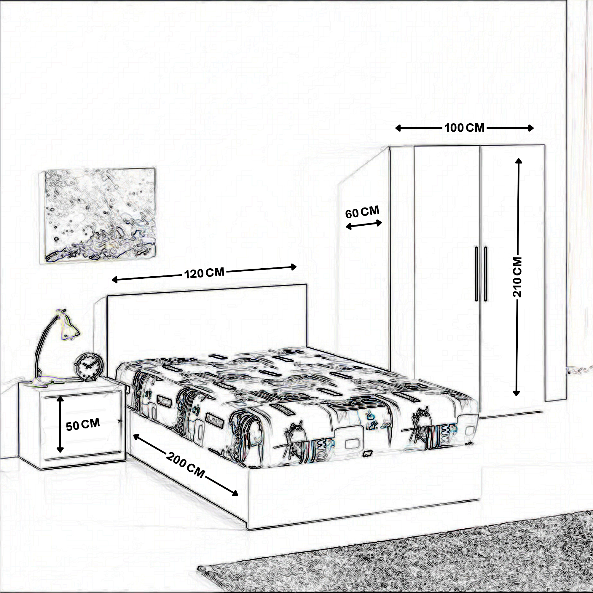 غرفة نوم اطفال ابيض-szc02