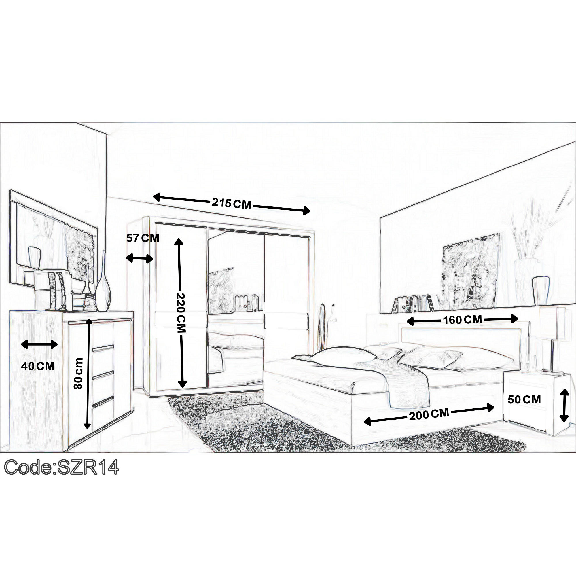 5-Piece Beige Set - szr14