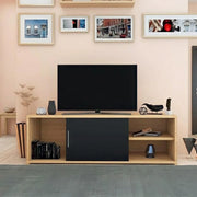 Modern Wooden TV Table with Door